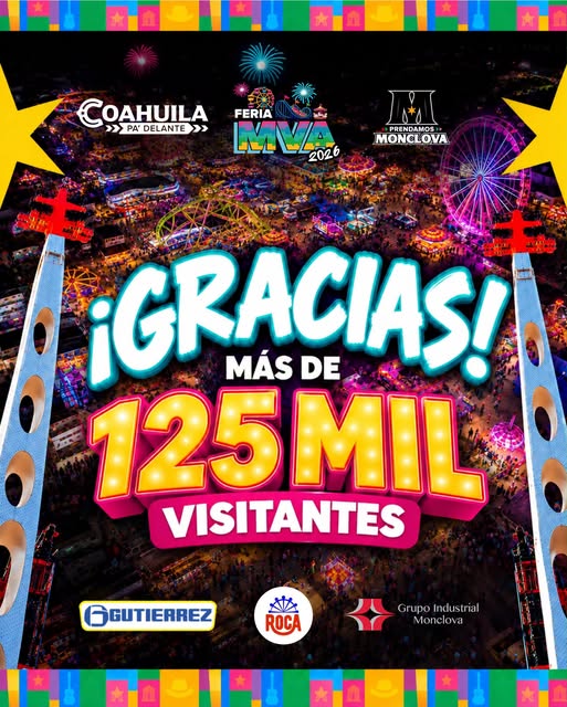 Celebran éxito de la Feria de Monclova