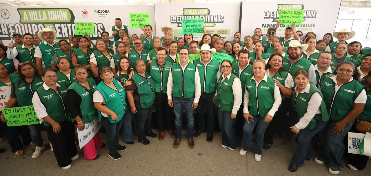PROYECTO «EN EQUIPO LE ENTRAMOS» YA LLEGÓ A TODAS LAS REGIONES DE COAHUILA: MANOLO