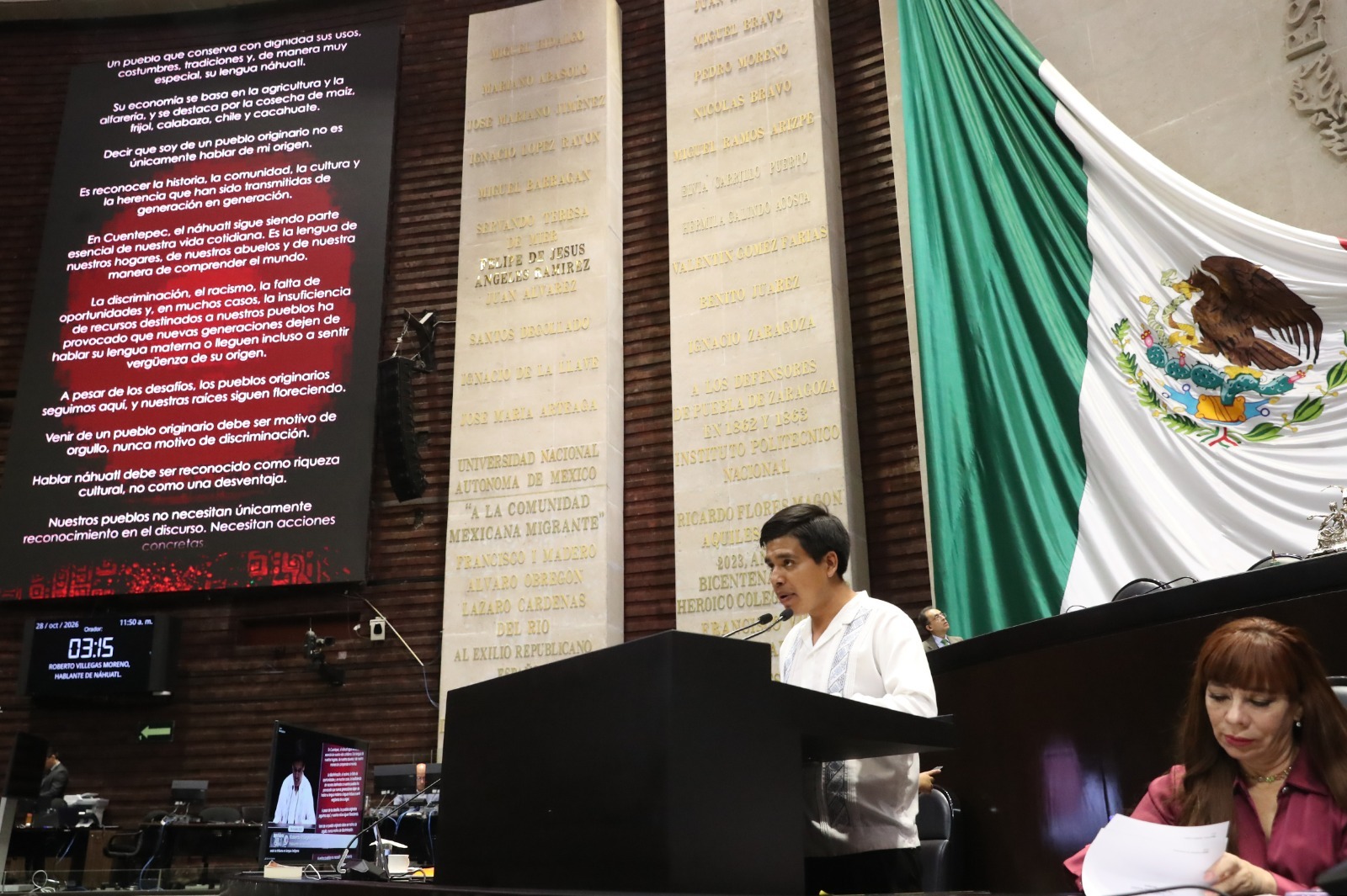 Afirma hablante de náhuatl que destinar recursos a pueblos originarios no es un gasto, sino una inversión en el futuro del país