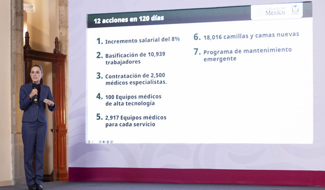 Anuncia CSP plan urgente para IMSS