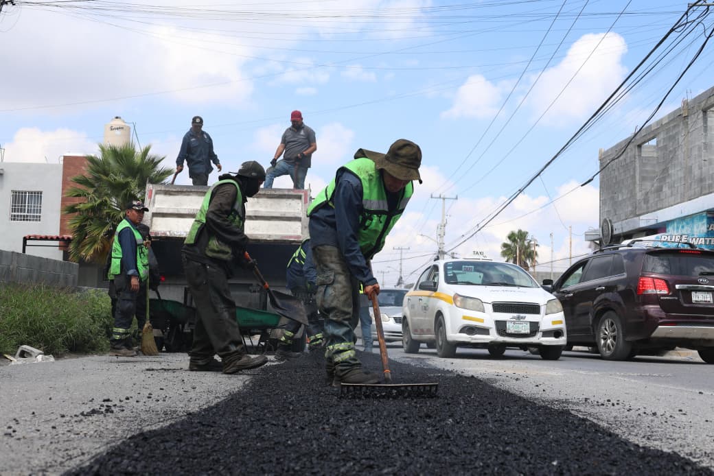 Avanza rehabilitación de pavimento en Loma Linda