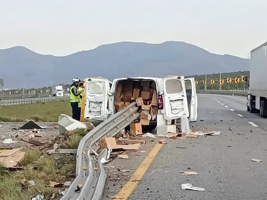 Sobrevive a brutal accidente en la 57