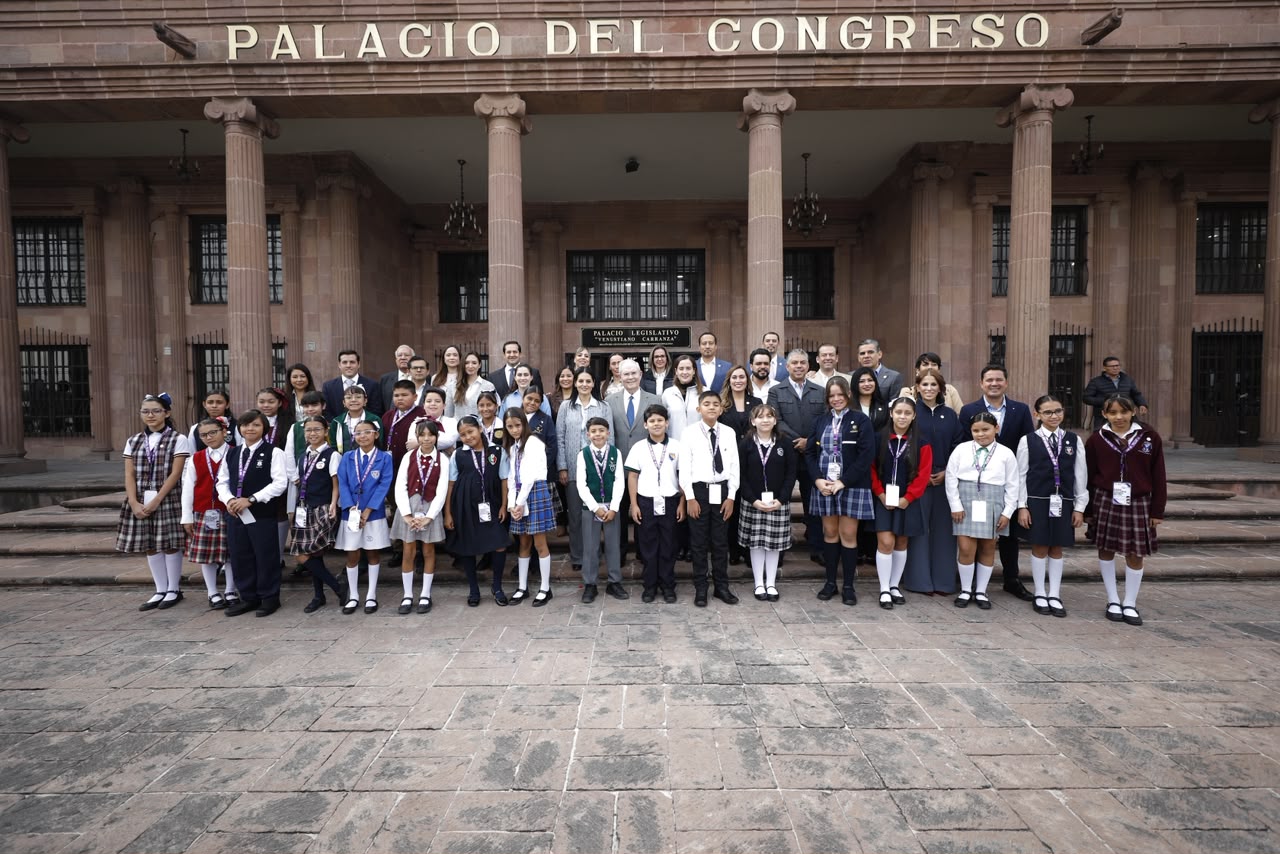 Reúne Parlamento Infantil Coahuila 2026 a alumnos