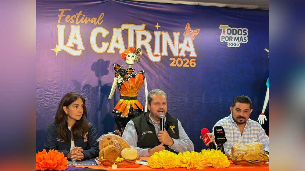 Presenta Tomás Gutiérrez Festival de la Catrina 2026 en Ramos Arizpe