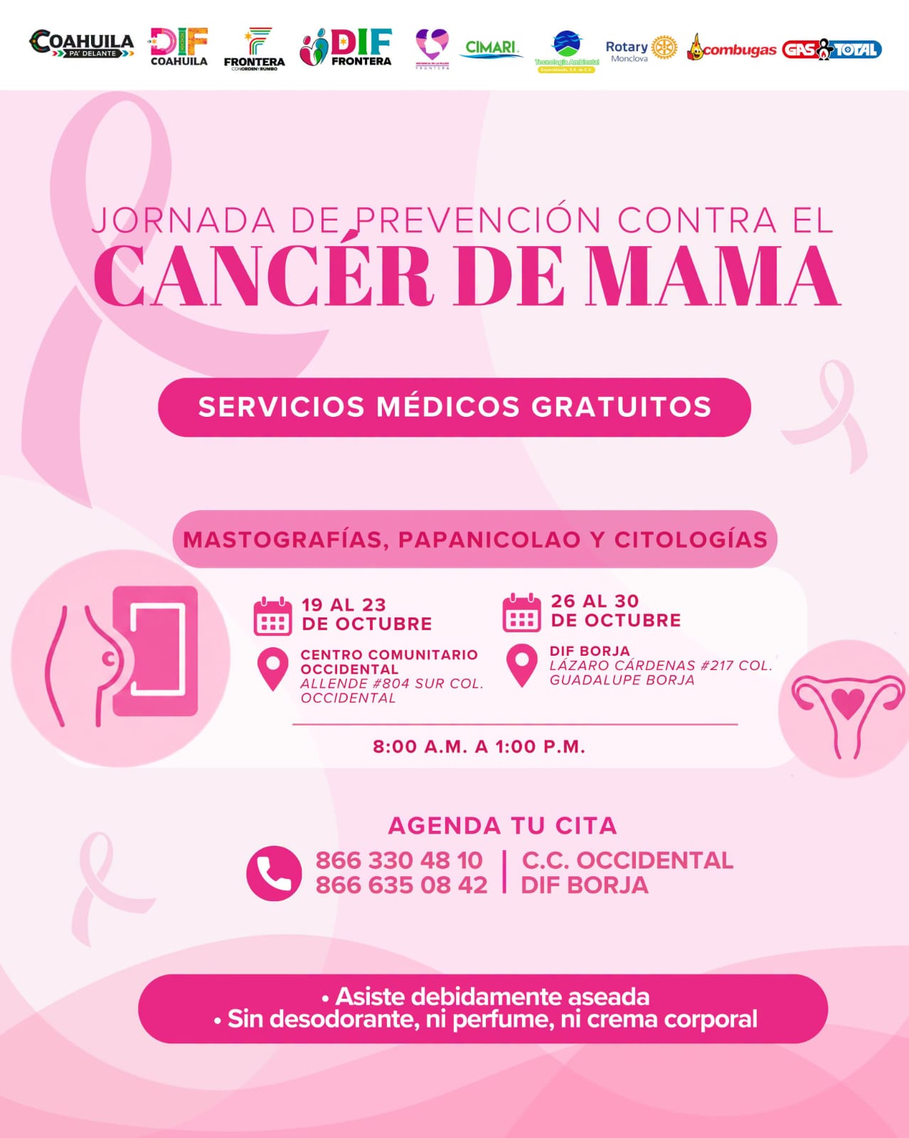 Ofrecerán en Frontera estudios oncológicos
