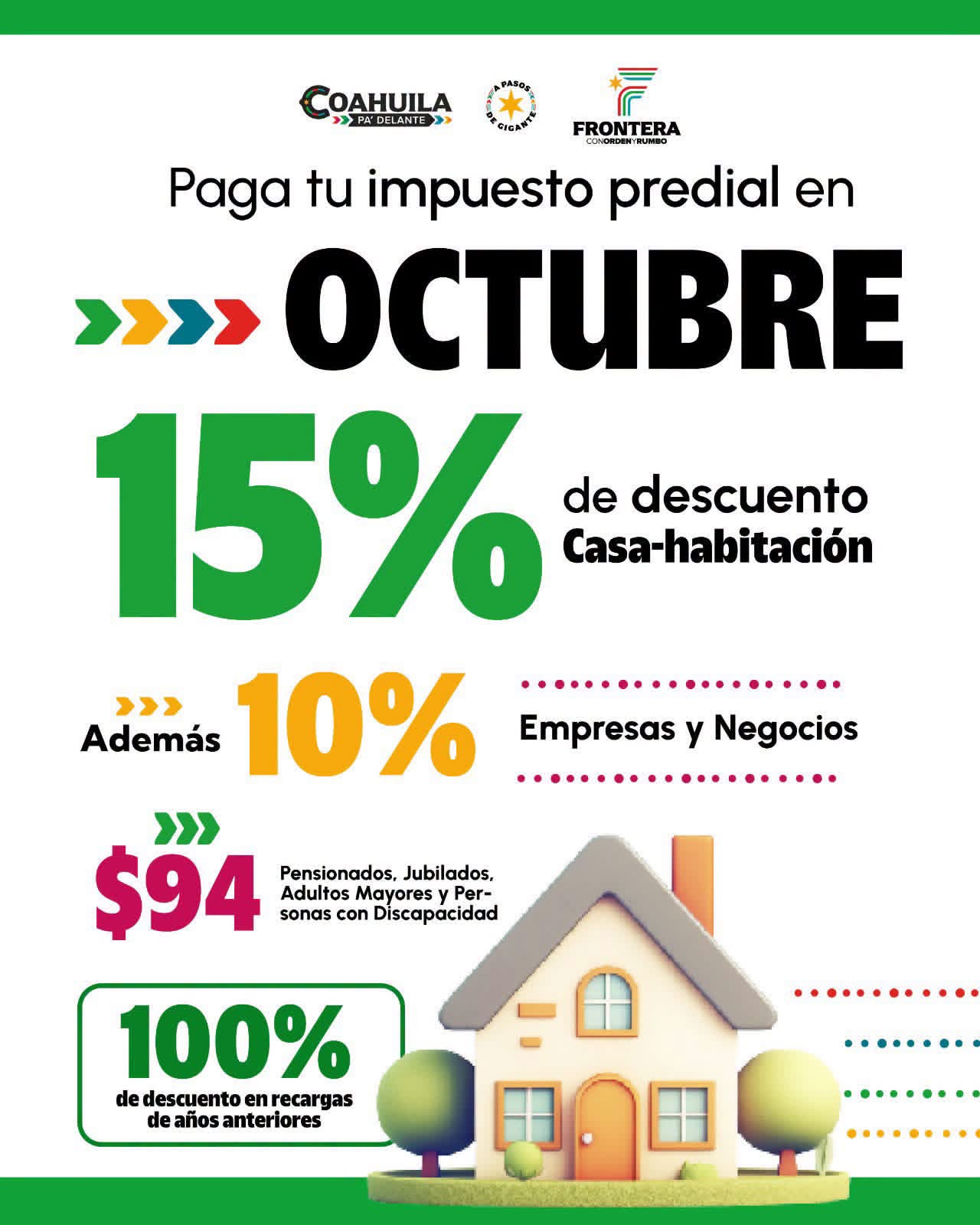 Invitan a aprovechar descuento en predial