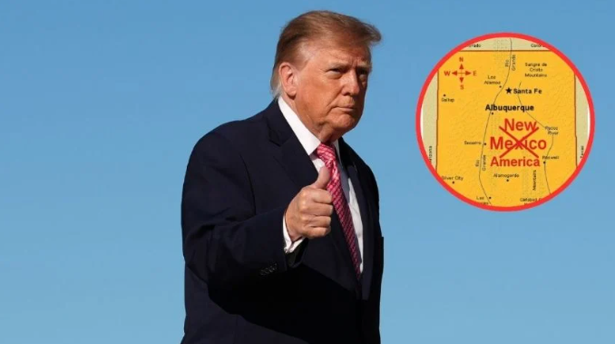 Insiste Donald Trump en renombrar Nuevo México