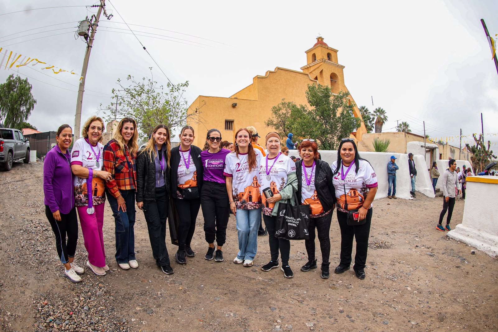 Llevan las Comanches por segundo año su caminata hasta Santa María