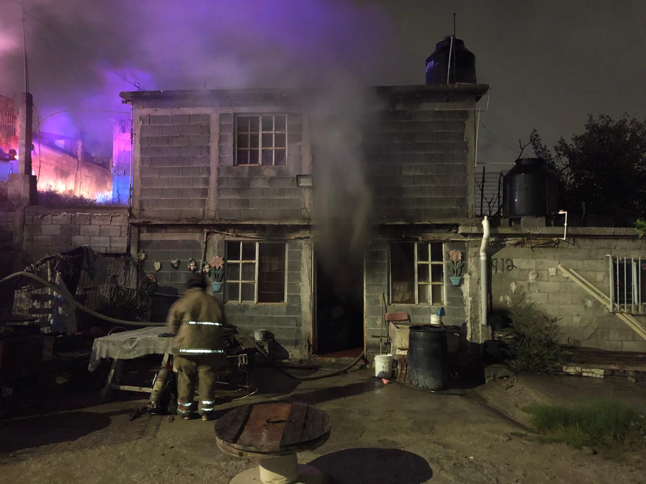 Abuela salva a hija y a nietos del fuego