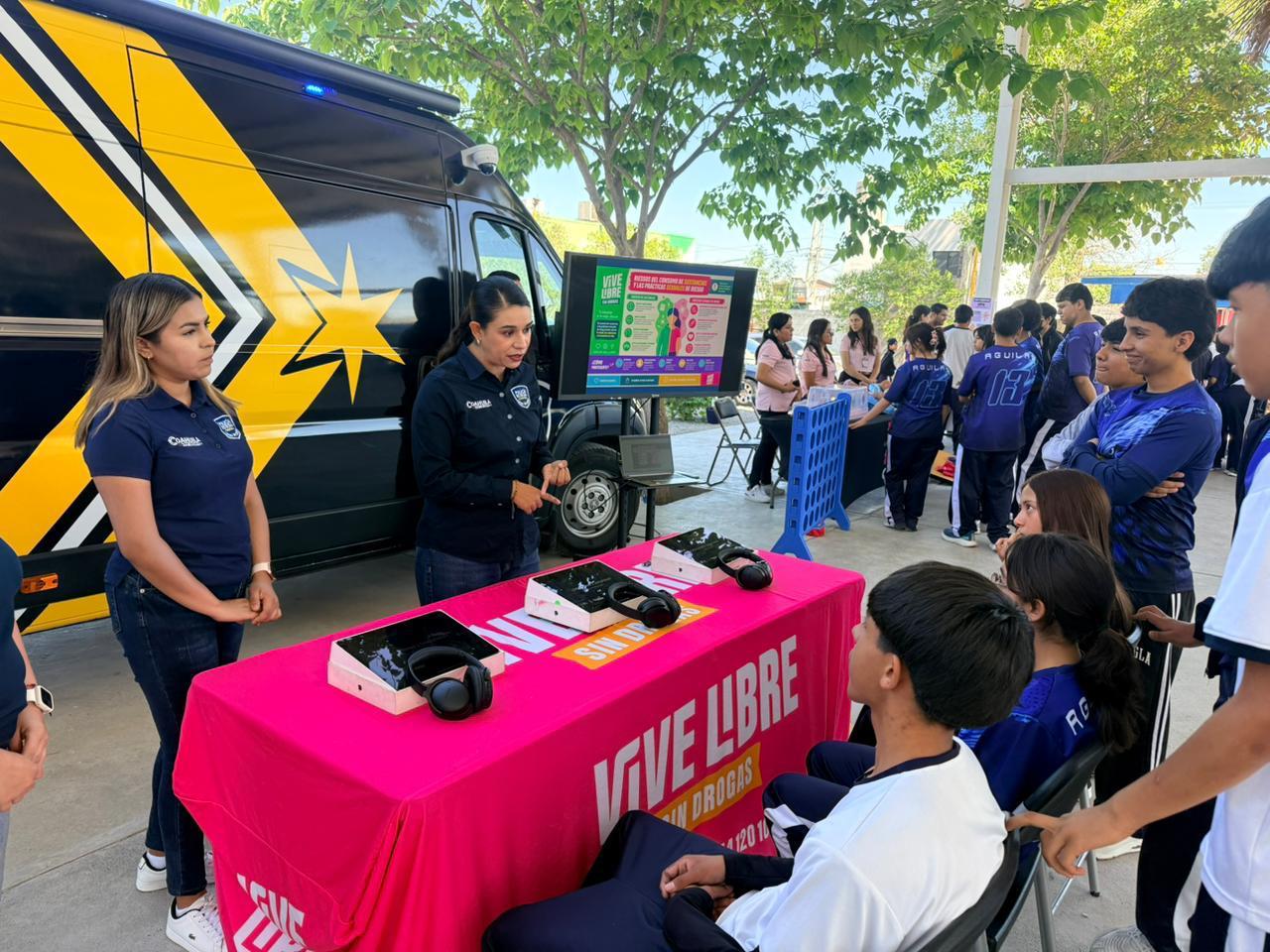 Trabaja Gobierno de Coahuila en protección de comunidad escolar