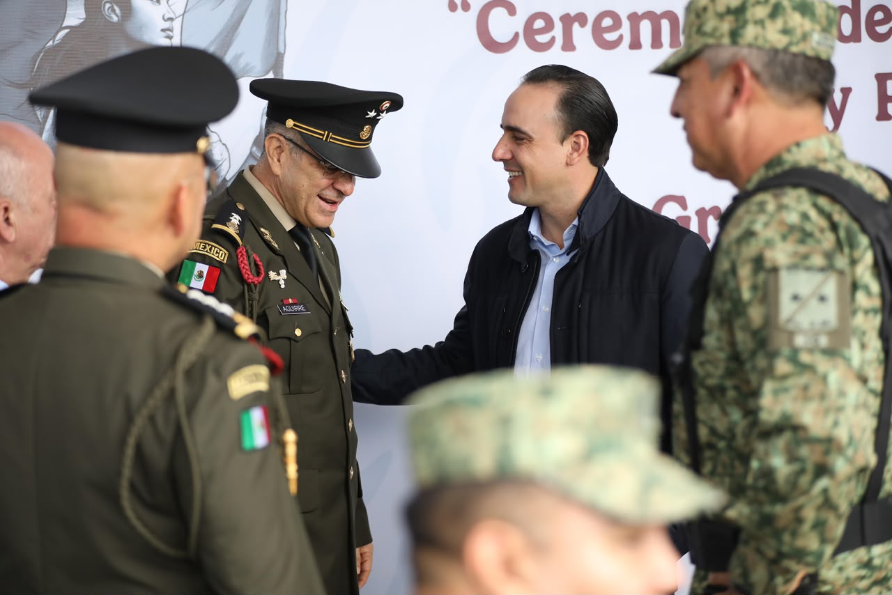 REFRENDA MANOLO COORDINACIÓN CON NUEVO MANDO DE LA XI REGIÓN MILITAR