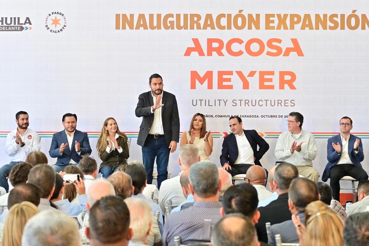 Acompaña Carlos a Manolo en la inauguración de Arcosa Industries