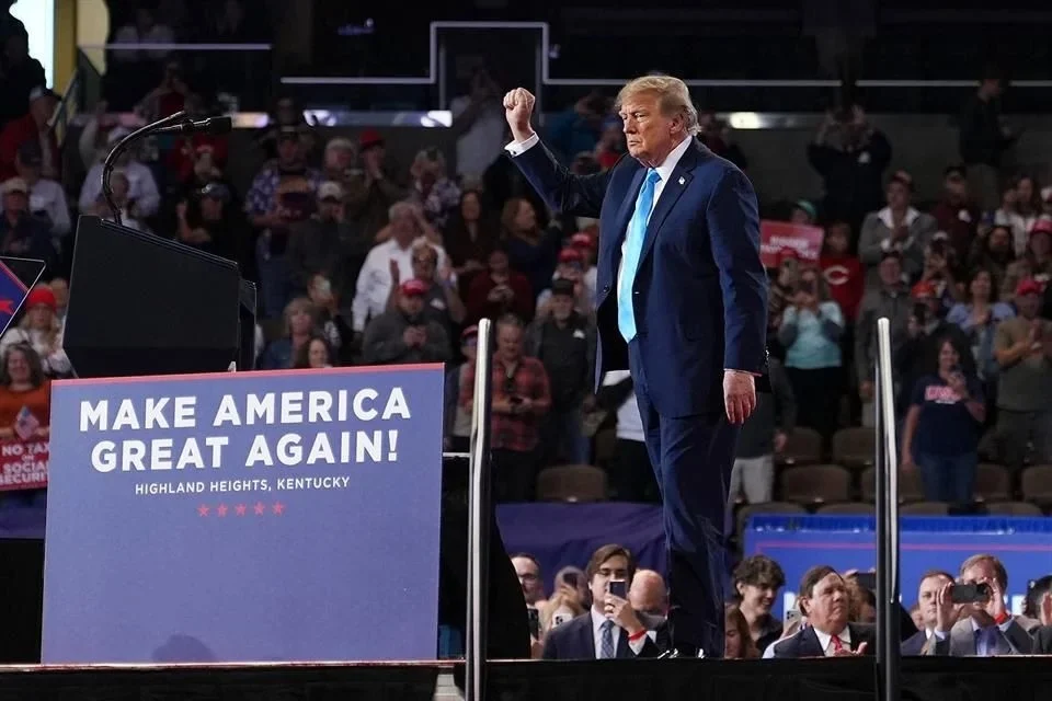 Pagó México el muro con tarifas masivas: Trump