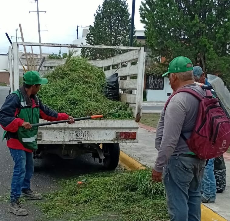 Refuerzan la limpieza en colonias de Ramos Arizpe