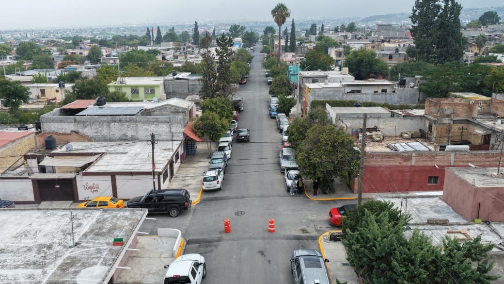 Repavimenta Saltillo calles de la Colonia Centenario