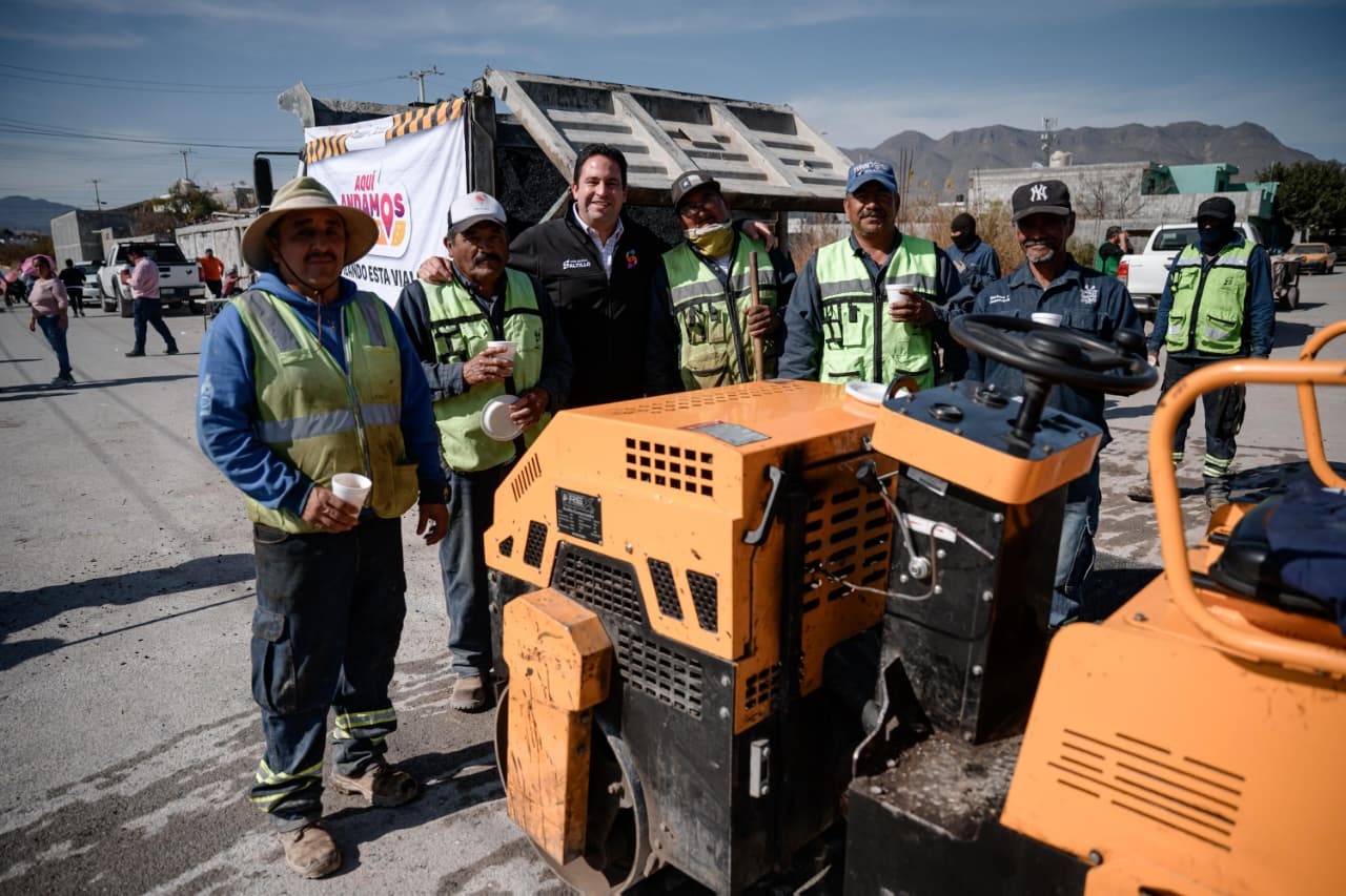 Invierte Javier Díaz 600 mdp en obras de pavimentación