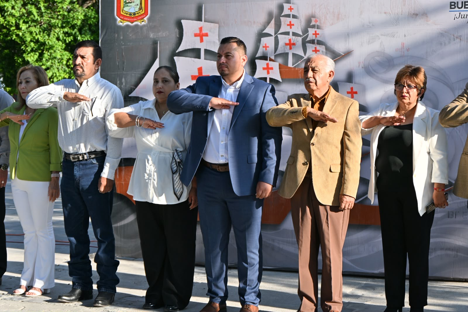 Celebran día de la raza Estudiantes del Coss