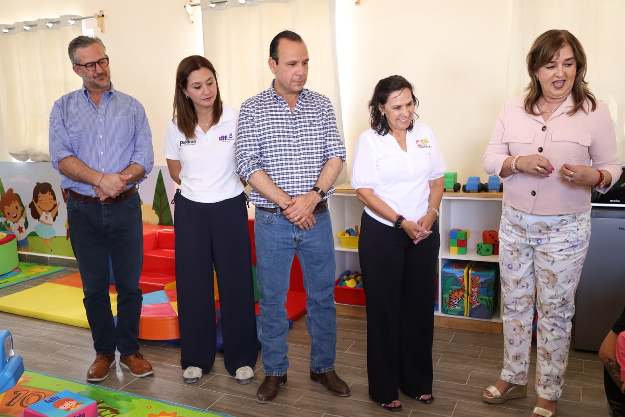 Inaugura el DIF en Parras Centro de Primera Infancia