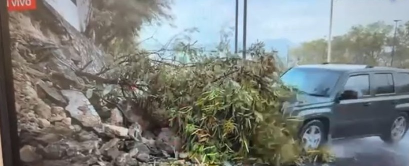 Resultan lesionados reportera y camarógrafo durante transmisión