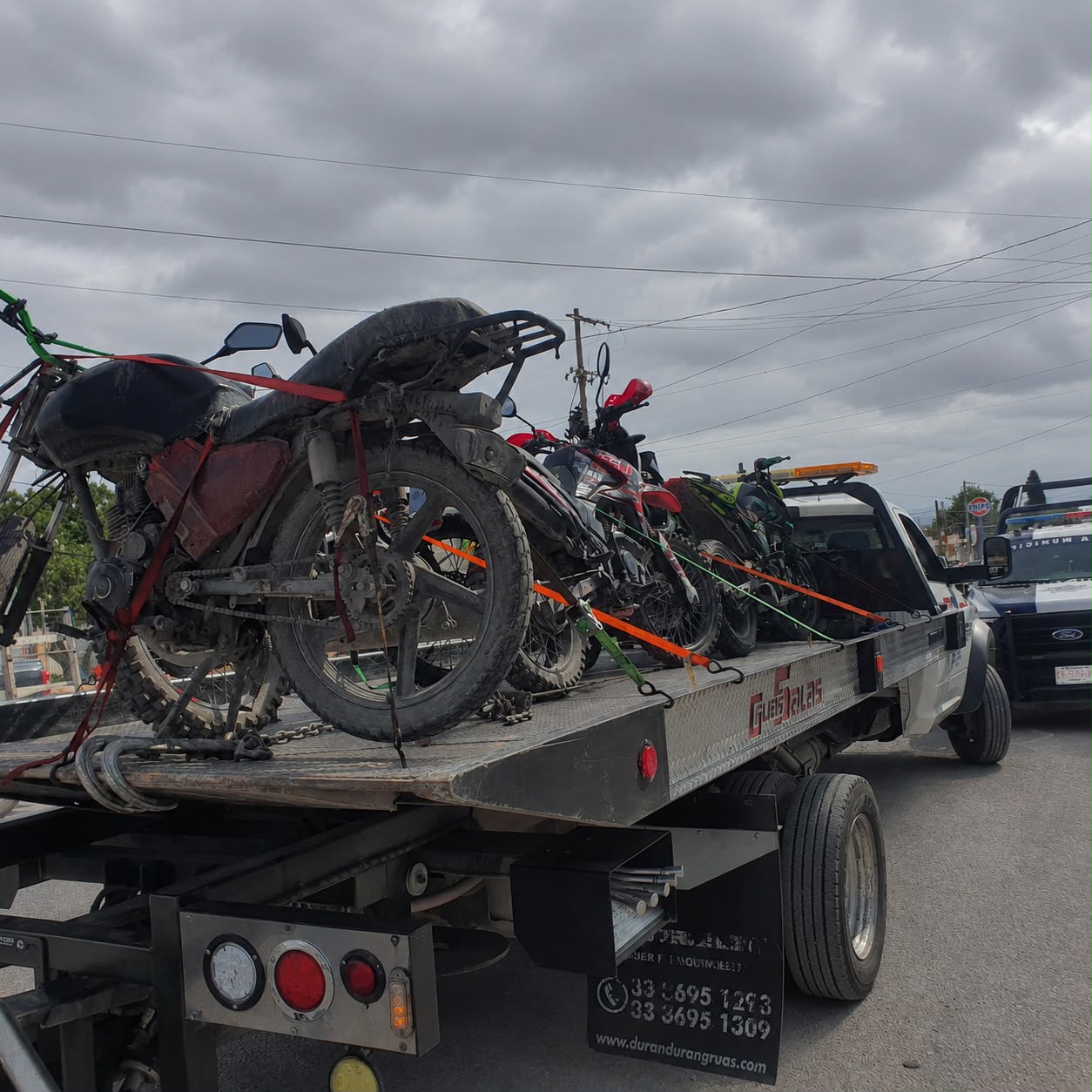 Aseguran nueve motos en operativos nocturnos