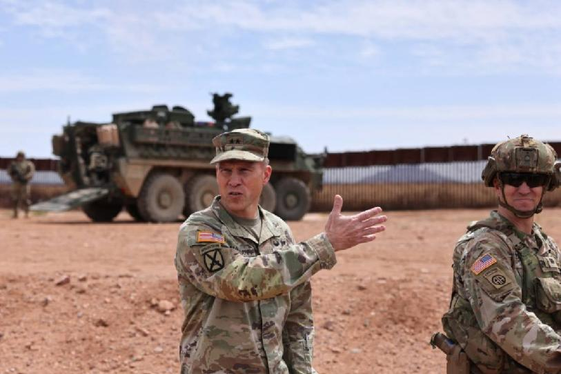 Despliegue en frontera de Texas fue respuesta a tirot3os a oficiales de EU: Pentágono