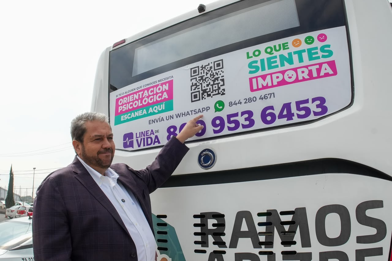 Sumarán al transporte público de Ramos en la atención a la salud mental