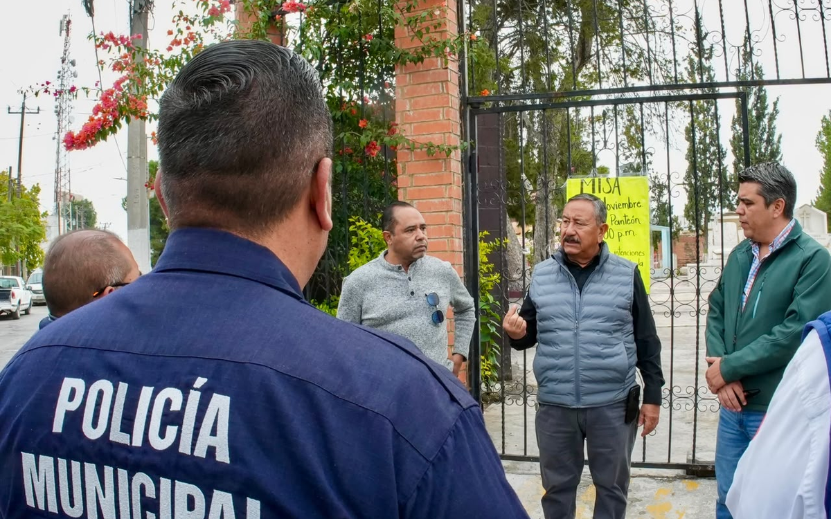 Prepara Ramos Arizpe operativo de seguridad en panteones por Día de Muertos