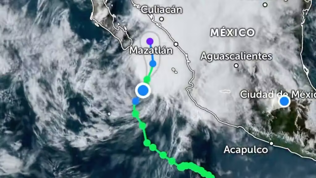 «Vance» retoma fuerza y regresa a tormenta tropical tras degradarse a depresión; amenaza las costas de Sinaloa
