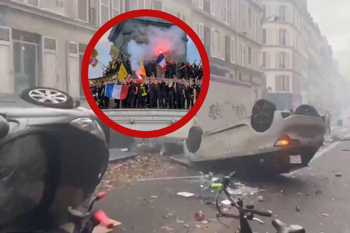 Policía dice que protestas estudiantiles en Francia están «fuera de control»; más de 5 mil detenidos