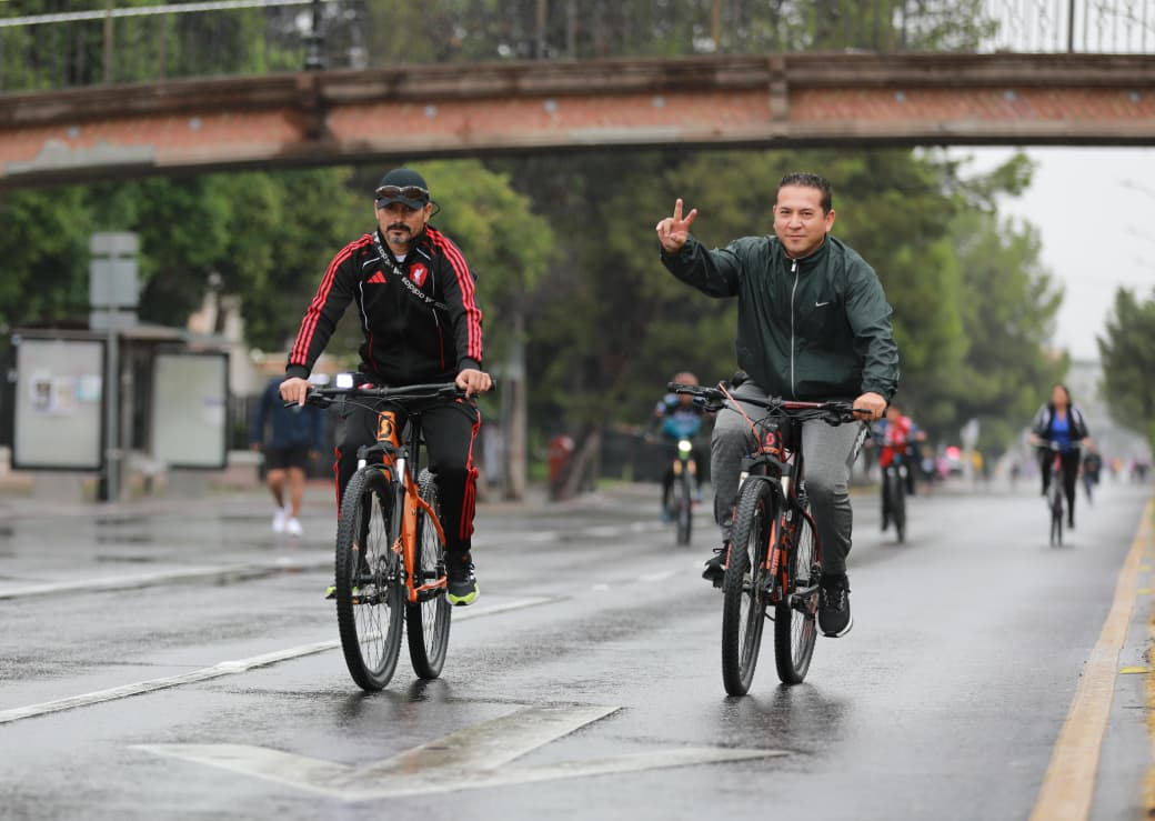 Se activan familias saltillenses en la Ruta Recreativa