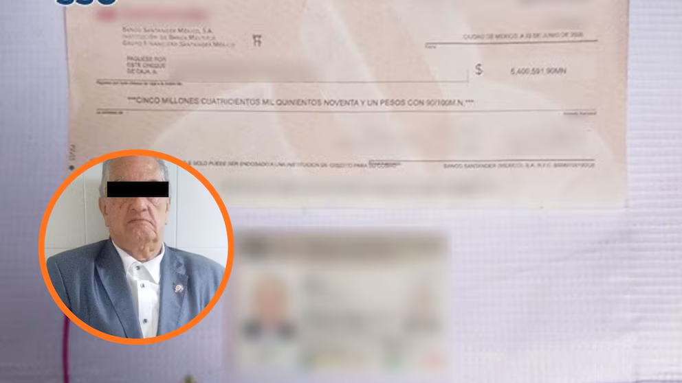 Detienen a un hombre cuando intentaba cobrar más de cinco millones de pesos con un cheque falso en la Condesa