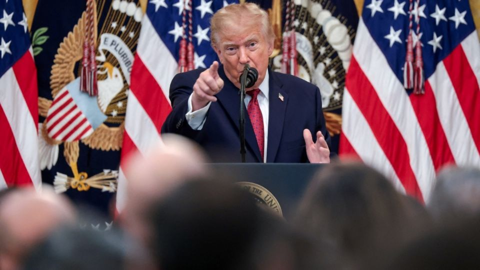 Trump dijo sentirse orgulloso de haber cambiado el nombre del Golfo de México por Golfo de América