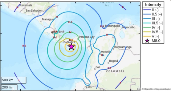 Se registra sismo de 7,6 grados de magnitud en Panamá