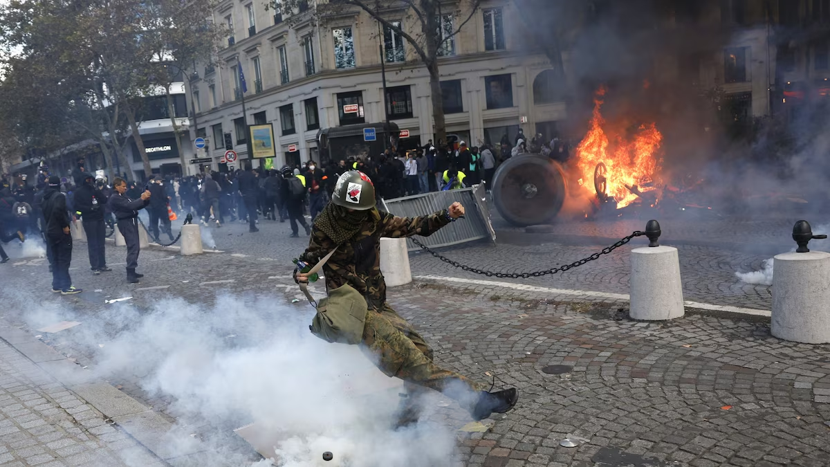 Francia ‘arde’ por el costo de vida: Protestas dejan incendios, saqueos y 272 detenidos
