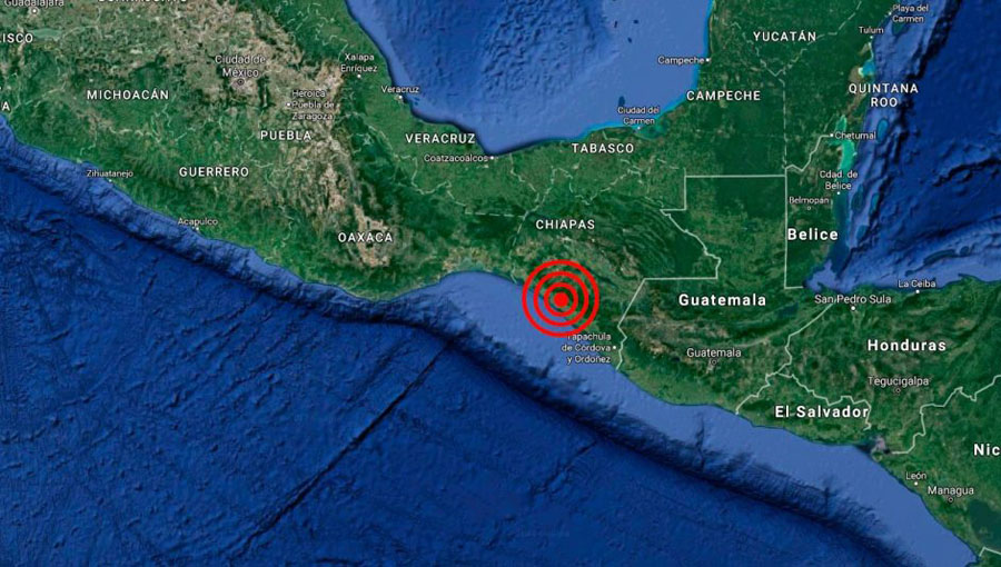Reportan dos sismos de hasta magnitud 5.1 en Chiapas; descartan riesgo de tsunami