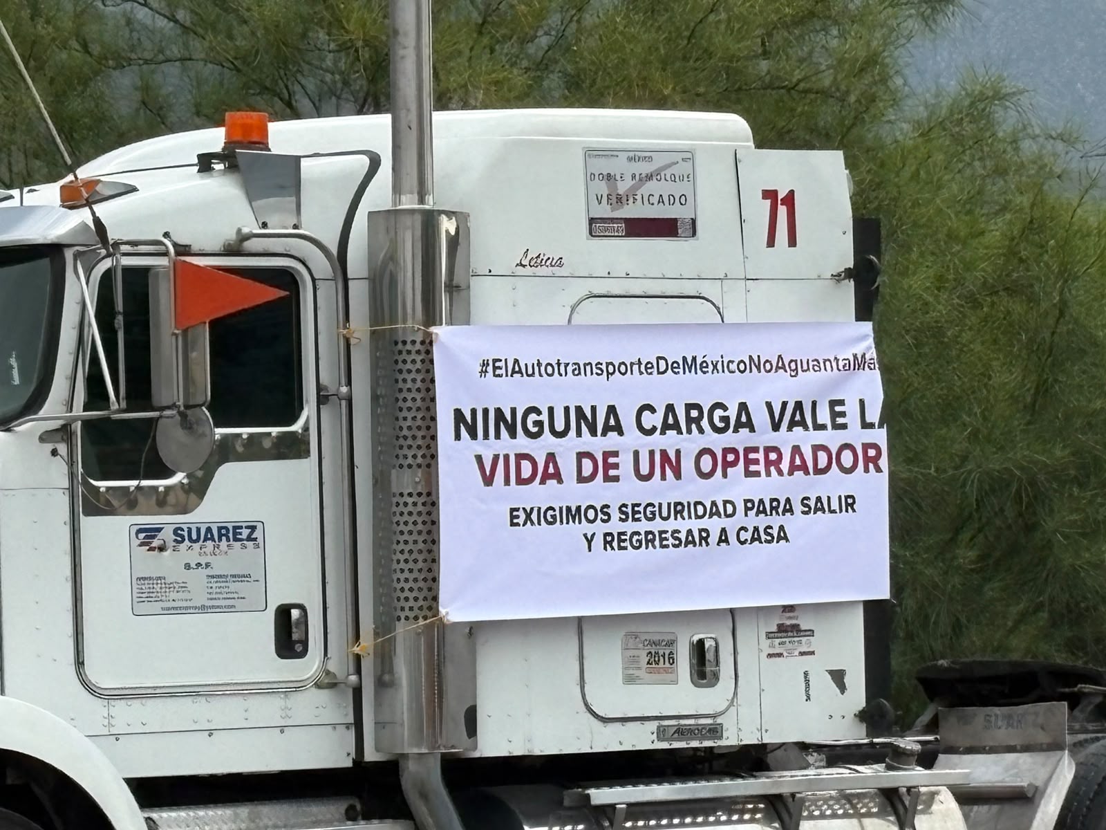 Reafirma Manolo compromiso de seguridad a transportistas